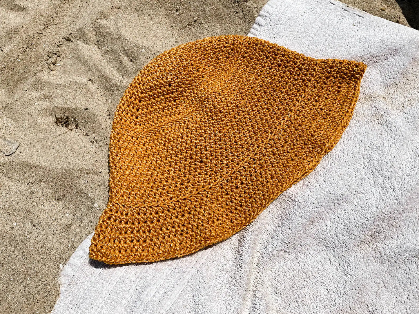 Sunshine Bucket Hat Crochet Pattern | 4 SIZES Easy Beginner friendly