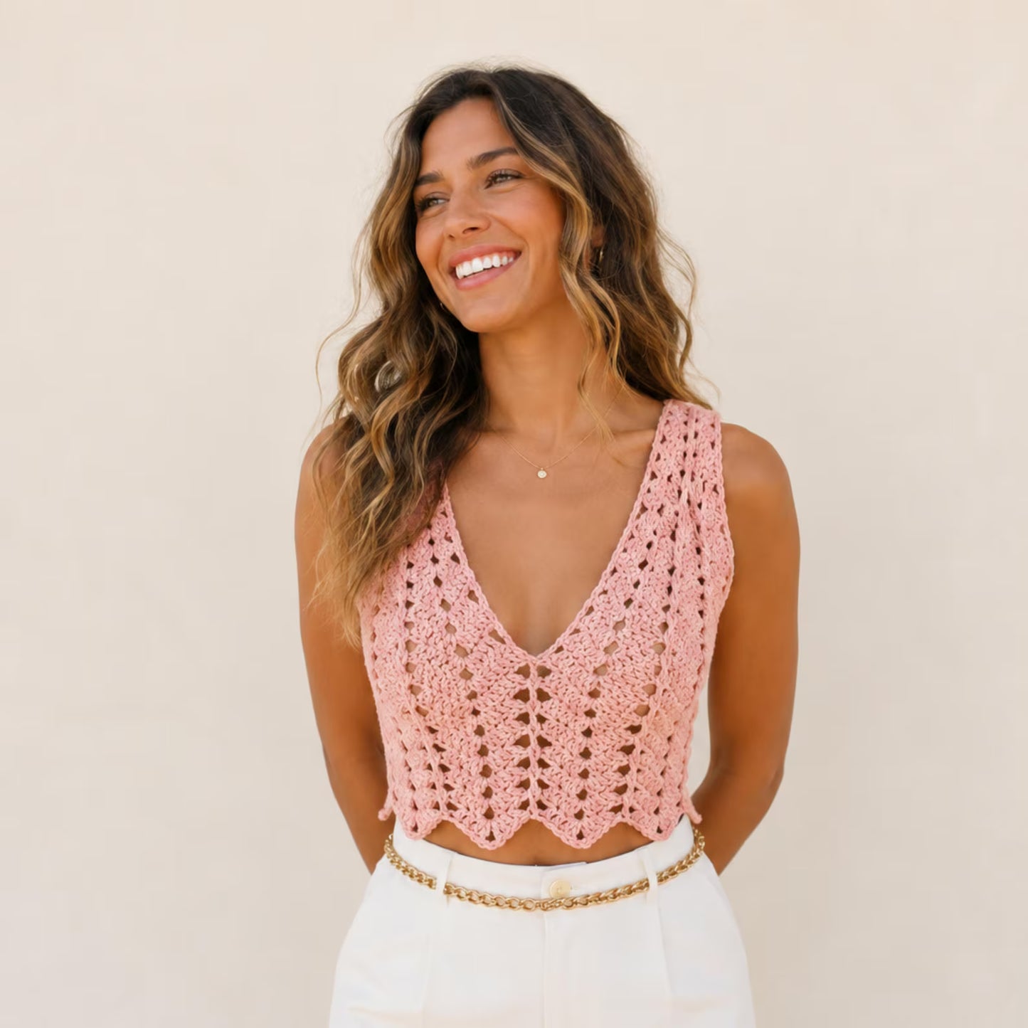 Crochet Pattern Summer Customizable Any Size XS to Plus V-Stitch Easy Beginner