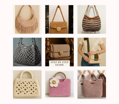 100 Luxury Handbag Crochet Pattern Bag - Stitchora