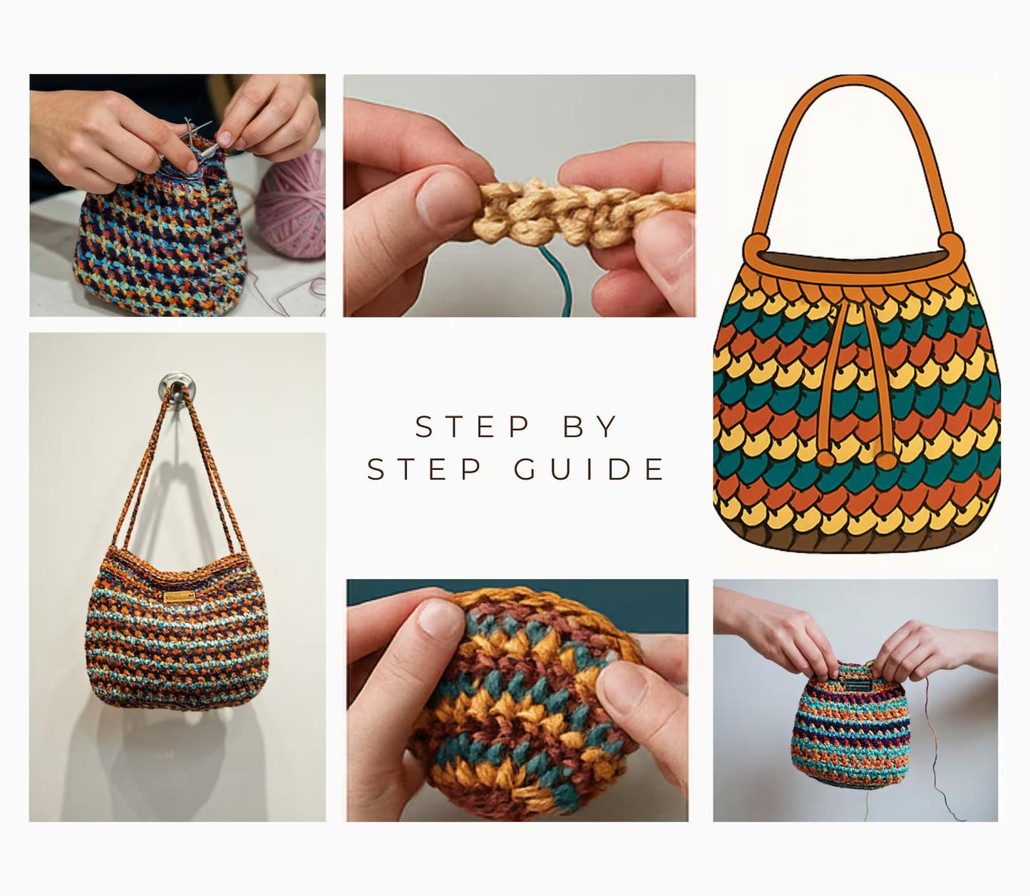 100 Luxury Handbag Crochet Pattern Bag - Stitchora