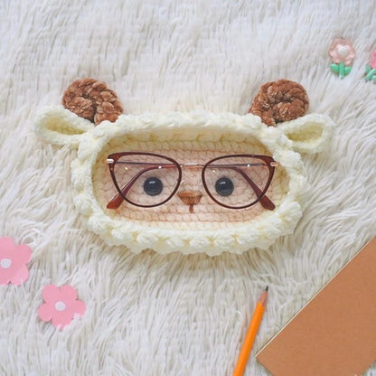 Sheep Eyeglasses Holder Crochet Pattern - Stitchora