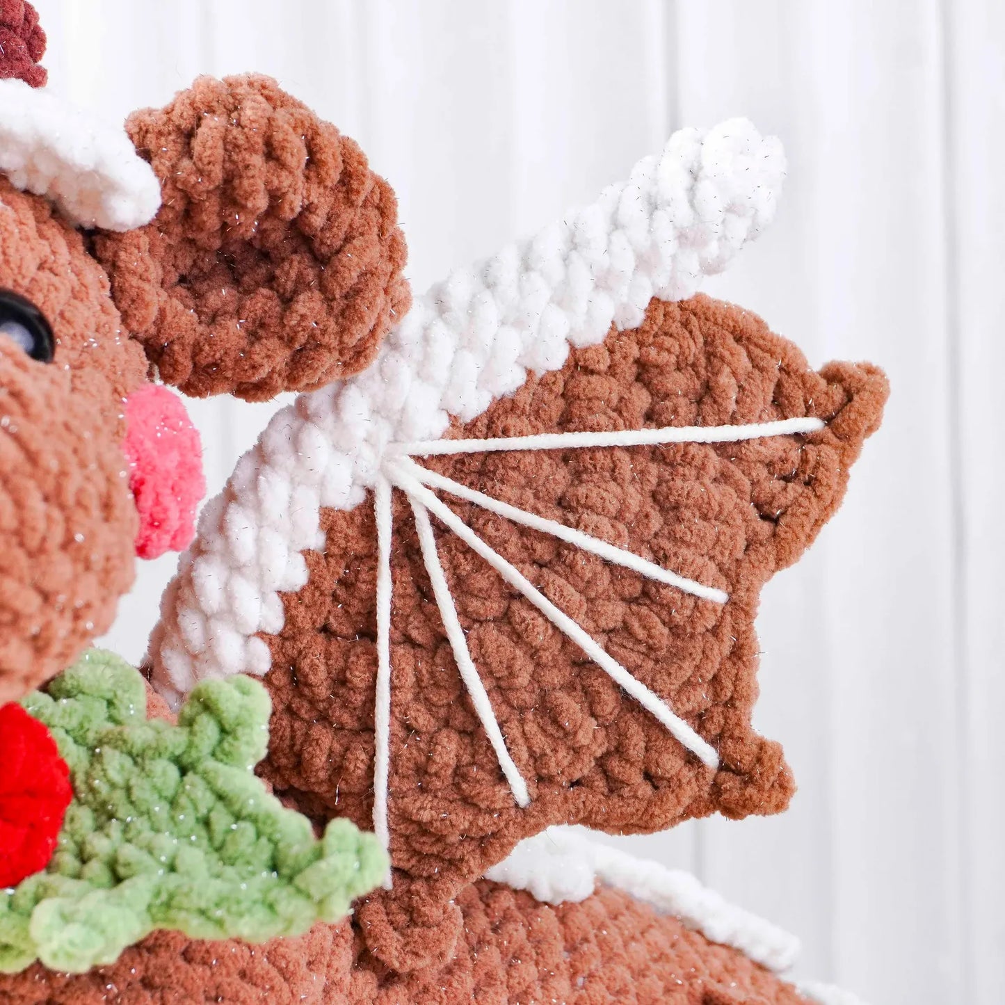 Christmas Amigurumi Gingerbread Dragon Crochet Pattern - Stitchora