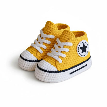 Baby Sneakers Unisex Baby Booties DIY Gift for Newborn Crochet PDF - Stitchora