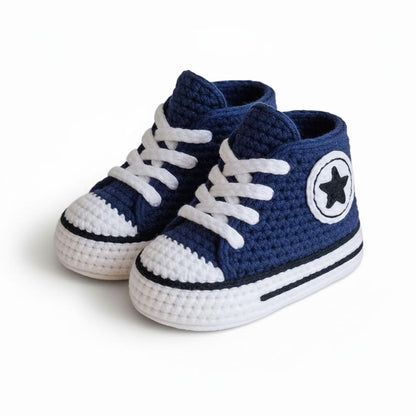 Baby Sneakers Unisex Baby Booties DIY Gift for Newborn Crochet PDF - Stitchora