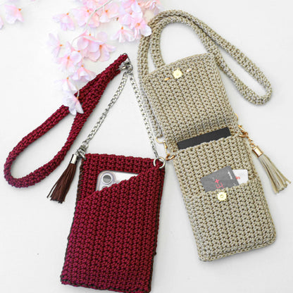 Crochet Pattern Crossbody Phone Purse shopping 1 strap summer Bag
