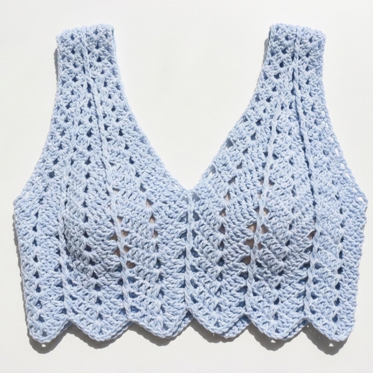 Crochet Pattern Summer Customizable Any Size XS to Plus V-Stitch Easy Beginner
