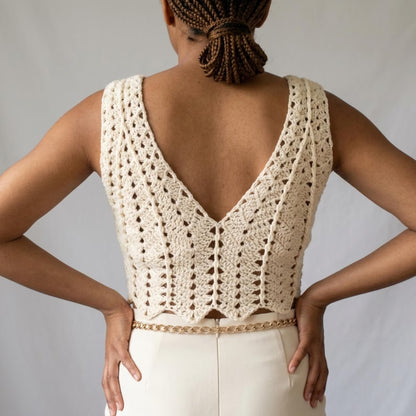 Crochet Pattern Summer Customizable Any Size XS to Plus V-Stitch Easy Beginner