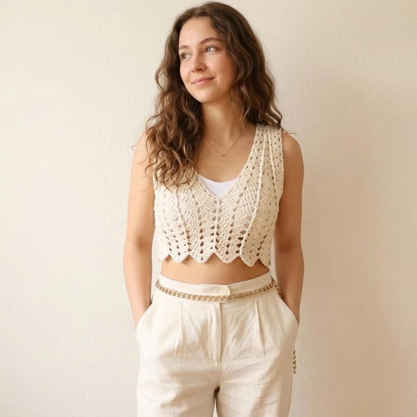 Crochet Pattern Summer Customizable Any Size XS to Plus V-Stitch Easy Beginner
