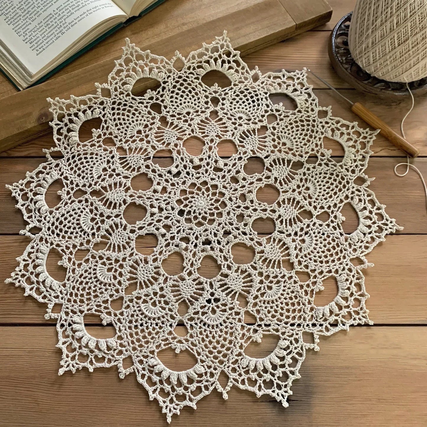 Crochet Doily Pattern Etherealm PDF - Stitchora