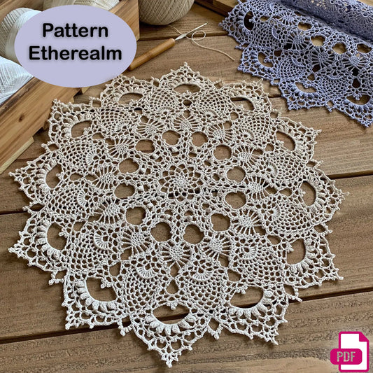 Crochet Doily Pattern Etherealm PDF - Stitchora