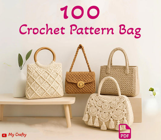100 Luxury Handbag Crochet Pattern Bag - Stitchora