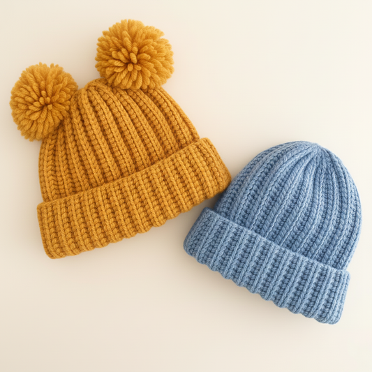 Baby Beanie Crochet Pattern Newborn to Toddler Hat - My Crafty